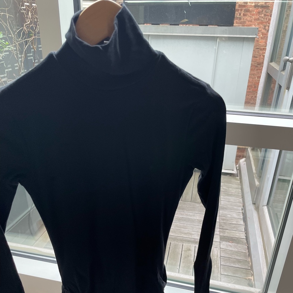James Perse Turtleneck Midi Dress